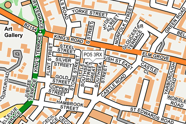 PO5 3RX map - OS OpenMap – Local (Ordnance Survey) PO5 3RX map - OS OpenMap – Local (Ordnance Survey)