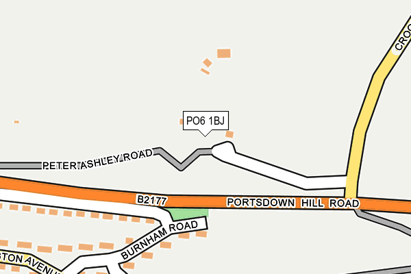 PO6 1BJ map - OS OpenMap – Local (Ordnance Survey) PO6 1BJ map - OS OpenMap – Local (Ordnance Survey)