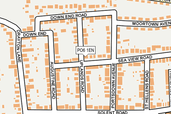 PO6 1EN map - OS OpenMap – Local (Ordnance Survey) PO6 1EN map - OS OpenMap – Local (Ordnance Survey)