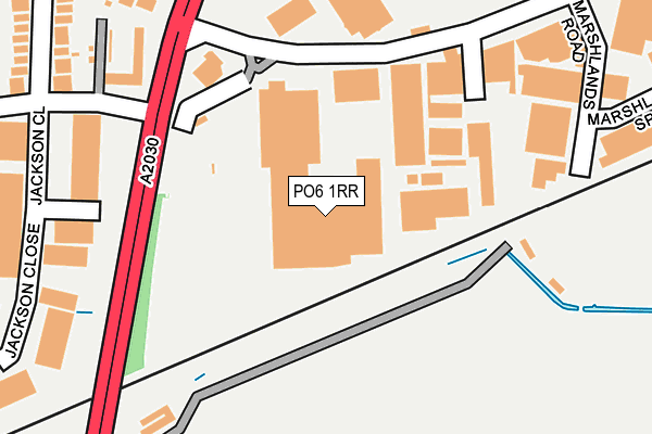 PO6 1RR map - OS OpenMap – Local (Ordnance Survey) PO6 1RR map - OS OpenMap – Local (Ordnance Survey)