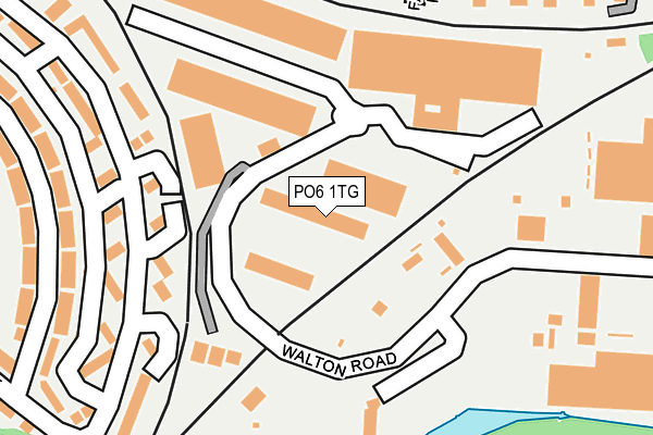 PO6 1TG map - OS OpenMap – Local (Ordnance Survey) PO6 1TG map - OS OpenMap – Local (Ordnance Survey)