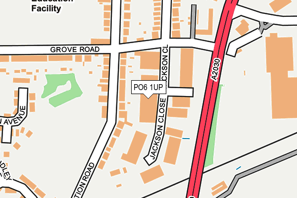 PO6 1UP map - OS OpenMap – Local (Ordnance Survey) PO6 1UP map - OS OpenMap – Local (Ordnance Survey)