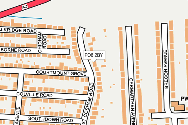 PO6 2BY map - OS OpenMap – Local (Ordnance Survey) PO6 2BY map - OS OpenMap – Local (Ordnance Survey)