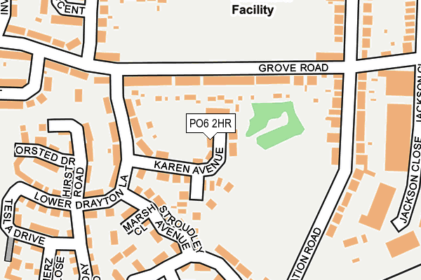 PO6 2HR map - OS OpenMap – Local (Ordnance Survey) PO6 2HR map - OS OpenMap – Local (Ordnance Survey)