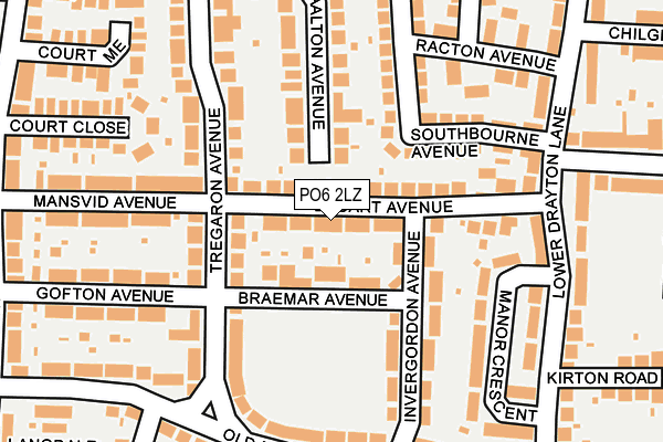 PO6 2LZ map - OS OpenMap – Local (Ordnance Survey) PO6 2LZ map - OS OpenMap – Local (Ordnance Survey)