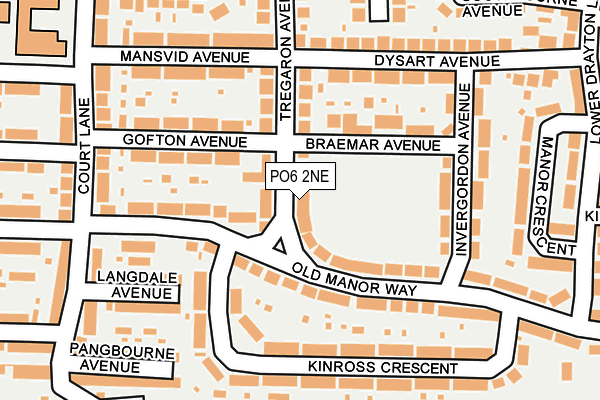 PO6 2NE map - OS OpenMap – Local (Ordnance Survey) PO6 2NE map - OS OpenMap – Local (Ordnance Survey)