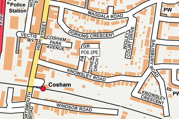 PO6 2PE map - OS OpenMap – Local (Ordnance Survey) PO6 2PE map - OS OpenMap – Local (Ordnance Survey)