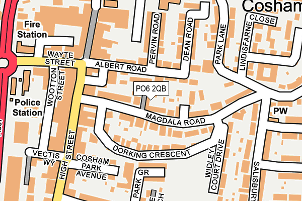 PO6 2QB map - OS OpenMap – Local (Ordnance Survey) PO6 2QB map - OS OpenMap – Local (Ordnance Survey)