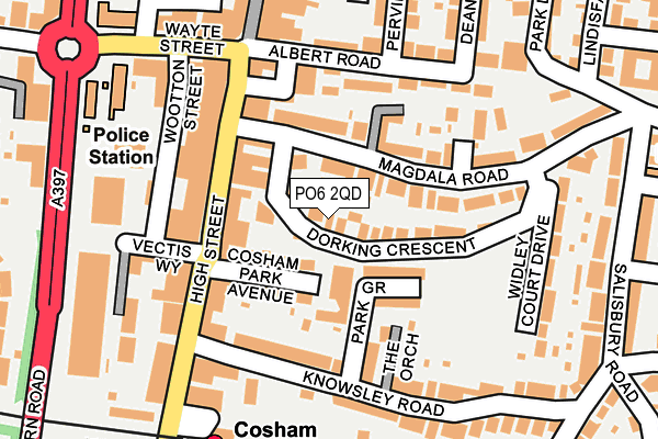 PO6 2QD map - OS OpenMap – Local (Ordnance Survey) PO6 2QD map - OS OpenMap – Local (Ordnance Survey)