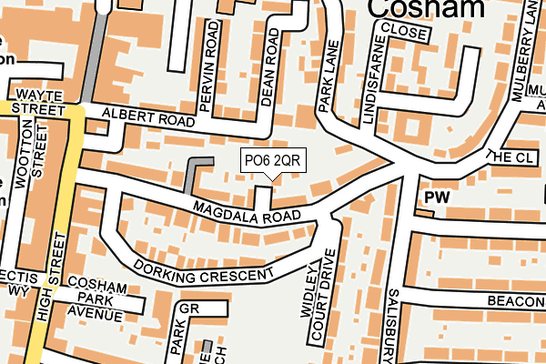 PO6 2QR map - OS OpenMap – Local (Ordnance Survey) PO6 2QR map - OS OpenMap – Local (Ordnance Survey)