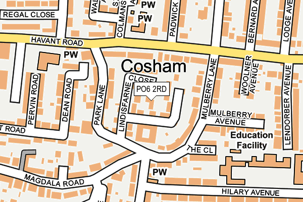 PO6 2RD map - OS OpenMap – Local (Ordnance Survey) PO6 2RD map - OS OpenMap – Local (Ordnance Survey)
