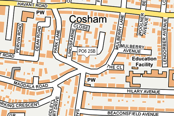 PO6 2SB map - OS OpenMap – Local (Ordnance Survey) PO6 2SB map - OS OpenMap – Local (Ordnance Survey)