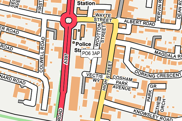 PO6 3AP map - OS OpenMap – Local (Ordnance Survey) PO6 3AP map - OS OpenMap – Local (Ordnance Survey)