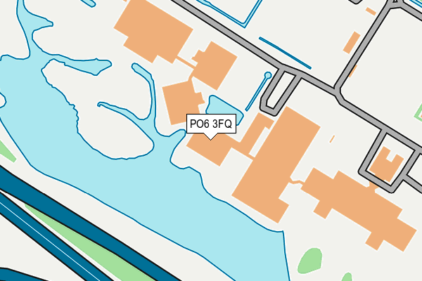 PO6 3FQ map - OS OpenMap – Local (Ordnance Survey) PO6 3FQ map - OS OpenMap – Local (Ordnance Survey)