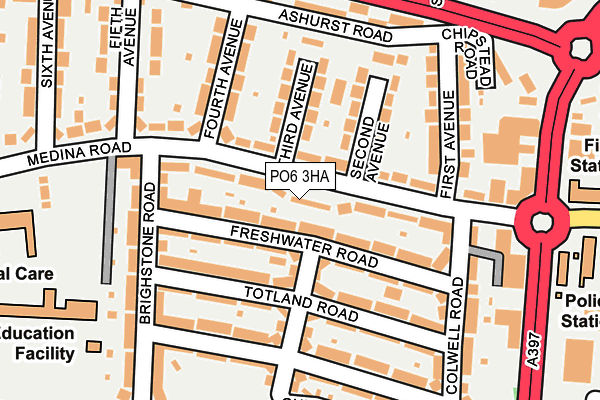 PO6 3HA map - OS OpenMap – Local (Ordnance Survey) PO6 3HA map - OS OpenMap – Local (Ordnance Survey)