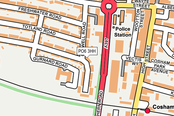 PO6 3HH map - OS OpenMap – Local (Ordnance Survey) PO6 3HH map - OS OpenMap – Local (Ordnance Survey)