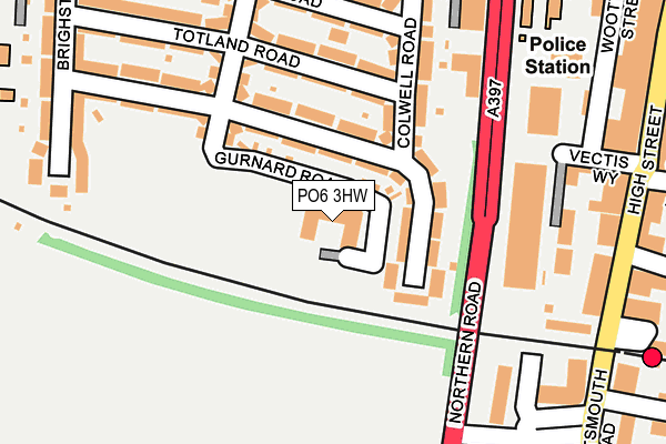 PO6 3HW map - OS OpenMap – Local (Ordnance Survey) PO6 3HW map - OS OpenMap – Local (Ordnance Survey)