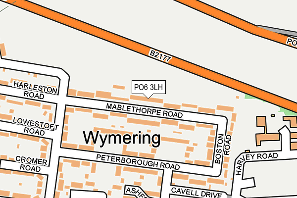 PO6 3LH map - OS OpenMap – Local (Ordnance Survey) PO6 3LH map - OS OpenMap – Local (Ordnance Survey)