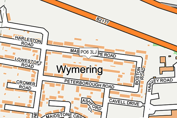 PO6 3LJ map - OS OpenMap – Local (Ordnance Survey) PO6 3LJ map - OS OpenMap – Local (Ordnance Survey)