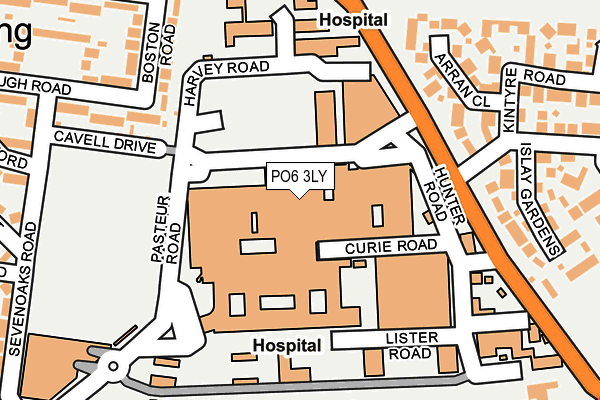 PO6 3LY map - OS OpenMap – Local (Ordnance Survey) PO6 3LY map - OS OpenMap – Local (Ordnance Survey)