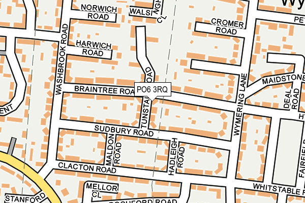 PO6 3RQ map - OS OpenMap – Local (Ordnance Survey) PO6 3RQ map - OS OpenMap – Local (Ordnance Survey)