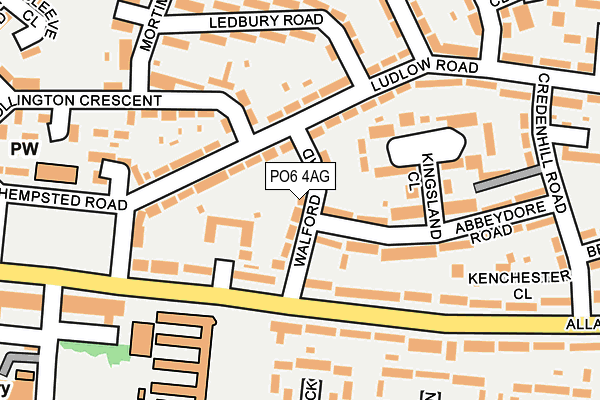 PO6 4AG map - OS OpenMap – Local (Ordnance Survey) PO6 4AG map - OS OpenMap – Local (Ordnance Survey)