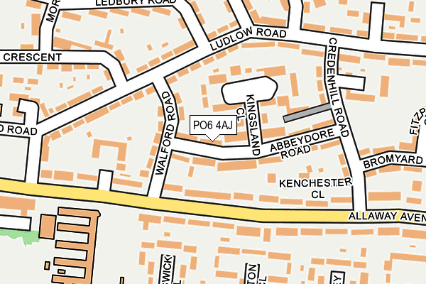 PO6 4AJ map - OS OpenMap – Local (Ordnance Survey) PO6 4AJ map - OS OpenMap – Local (Ordnance Survey)