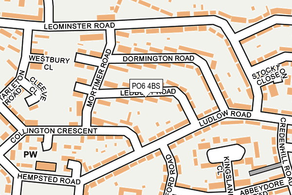 PO6 4BS map - OS OpenMap – Local (Ordnance Survey) PO6 4BS map - OS OpenMap – Local (Ordnance Survey)
