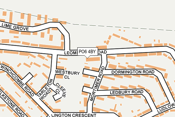 PO6 4BY map - OS OpenMap – Local (Ordnance Survey) PO6 4BY map - OS OpenMap – Local (Ordnance Survey)