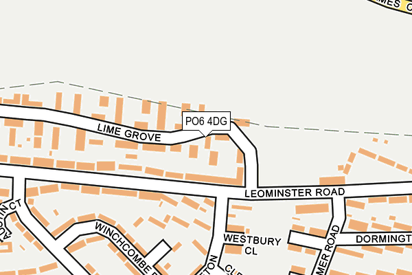 PO6 4DG map - OS OpenMap – Local (Ordnance Survey) PO6 4DG map - OS OpenMap – Local (Ordnance Survey)