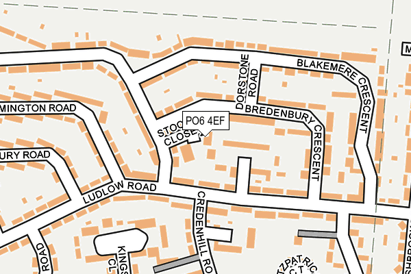 PO6 4EF map - OS OpenMap – Local (Ordnance Survey) PO6 4EF map - OS OpenMap – Local (Ordnance Survey)