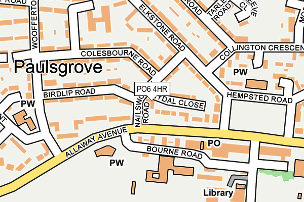 PO6 4HR map - OS OpenMap – Local (Ordnance Survey) PO6 4HR map - OS OpenMap – Local (Ordnance Survey)