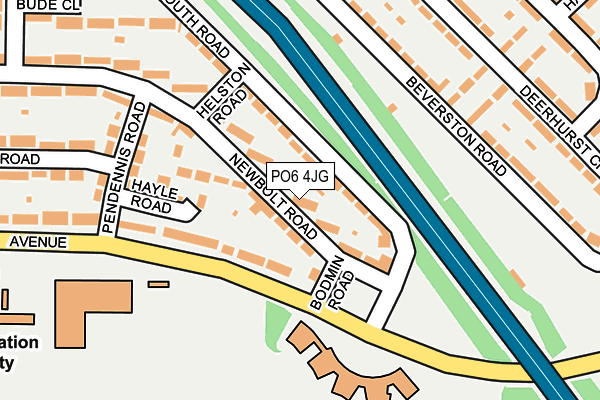 PO6 4JG map - OS OpenMap – Local (Ordnance Survey) PO6 4JG map - OS OpenMap – Local (Ordnance Survey)