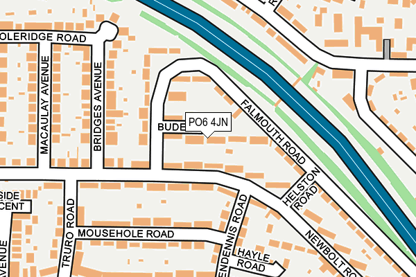 PO6 4JN map - OS OpenMap – Local (Ordnance Survey) PO6 4JN map - OS OpenMap – Local (Ordnance Survey)