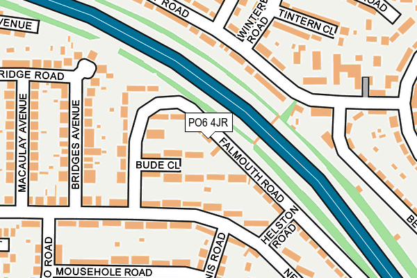 PO6 4JR map - OS OpenMap – Local (Ordnance Survey) PO6 4JR map - OS OpenMap – Local (Ordnance Survey)