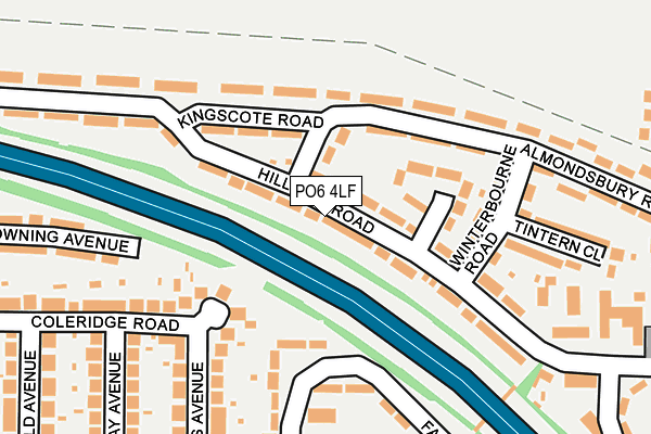 PO6 4LF map - OS OpenMap – Local (Ordnance Survey) PO6 4LF map - OS OpenMap – Local (Ordnance Survey)
