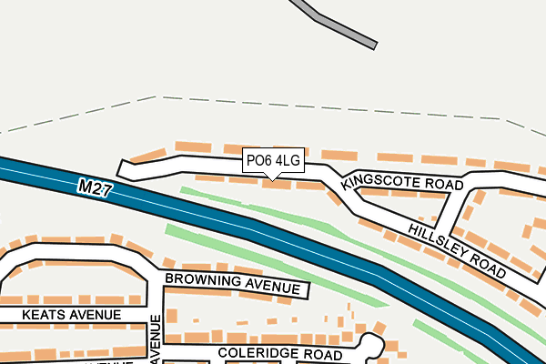 PO6 4LG map - OS OpenMap – Local (Ordnance Survey) PO6 4LG map - OS OpenMap – Local (Ordnance Survey)