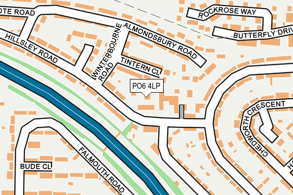 PO6 4LP map - OS OpenMap – Local (Ordnance Survey) PO6 4LP map - OS OpenMap – Local (Ordnance Survey)