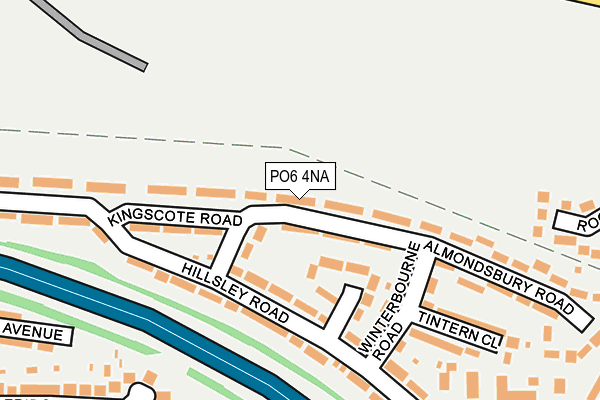 PO6 4NA map - OS OpenMap – Local (Ordnance Survey) PO6 4NA map - OS OpenMap – Local (Ordnance Survey)