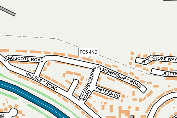 PO6 4ND map - OS OpenMap – Local (Ordnance Survey) PO6 4ND map - OS OpenMap – Local (Ordnance Survey)