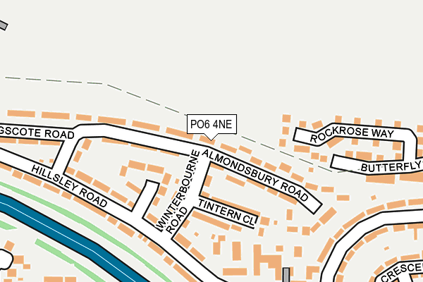 PO6 4NE map - OS OpenMap – Local (Ordnance Survey) PO6 4NE map - OS OpenMap – Local (Ordnance Survey)