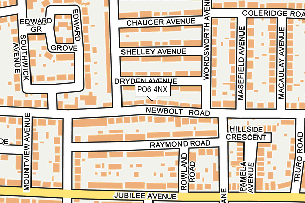 PO6 4NX map - OS OpenMap – Local (Ordnance Survey) PO6 4NX map - OS OpenMap – Local (Ordnance Survey)