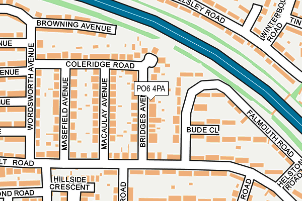 PO6 4PA map - OS OpenMap – Local (Ordnance Survey) PO6 4PA map - OS OpenMap – Local (Ordnance Survey)