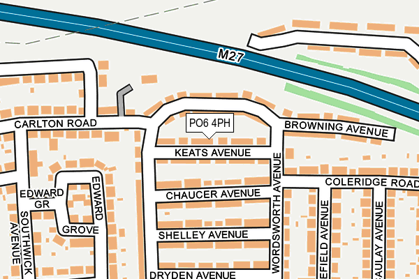 PO6 4PH map - OS OpenMap – Local (Ordnance Survey) PO6 4PH map - OS OpenMap – Local (Ordnance Survey)