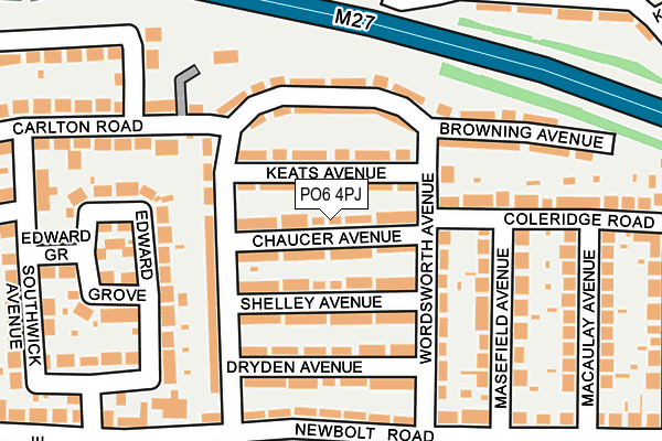 PO6 4PJ map - OS OpenMap – Local (Ordnance Survey) PO6 4PJ map - OS OpenMap – Local (Ordnance Survey)