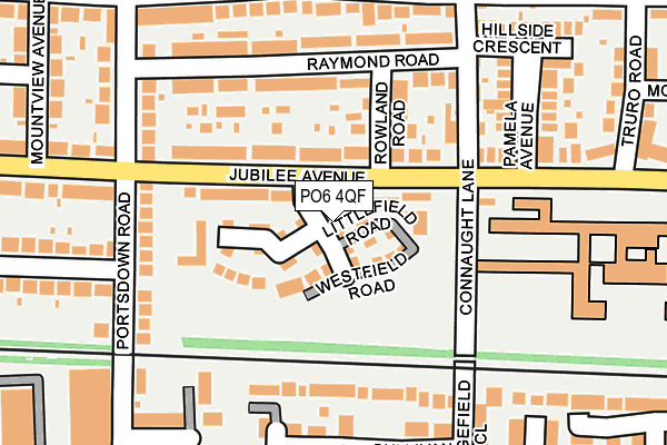 PO6 4QF map - OS OpenMap – Local (Ordnance Survey) PO6 4QF map - OS OpenMap – Local (Ordnance Survey)