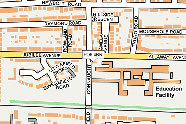 PO6 4RR map - OS OpenMap – Local (Ordnance Survey) PO6 4RR map - OS OpenMap – Local (Ordnance Survey)