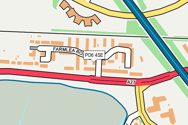 PO6 4SE map - OS OpenMap – Local (Ordnance Survey) PO6 4SE map - OS OpenMap – Local (Ordnance Survey)