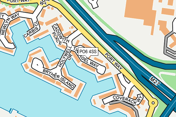 PO6 4SS map - OS OpenMap – Local (Ordnance Survey) PO6 4SS map - OS OpenMap – Local (Ordnance Survey)