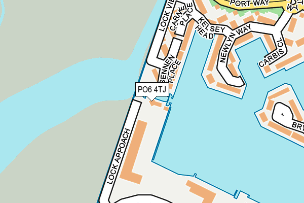 PO6 4TJ map - OS OpenMap – Local (Ordnance Survey) PO6 4TJ map - OS OpenMap – Local (Ordnance Survey)